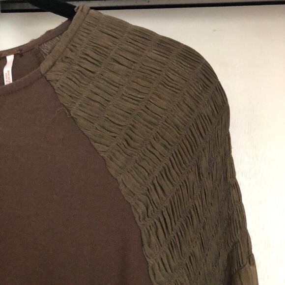 Rare Free People Sheath Dress with Sheer Sleeves - Picture 5 of 8